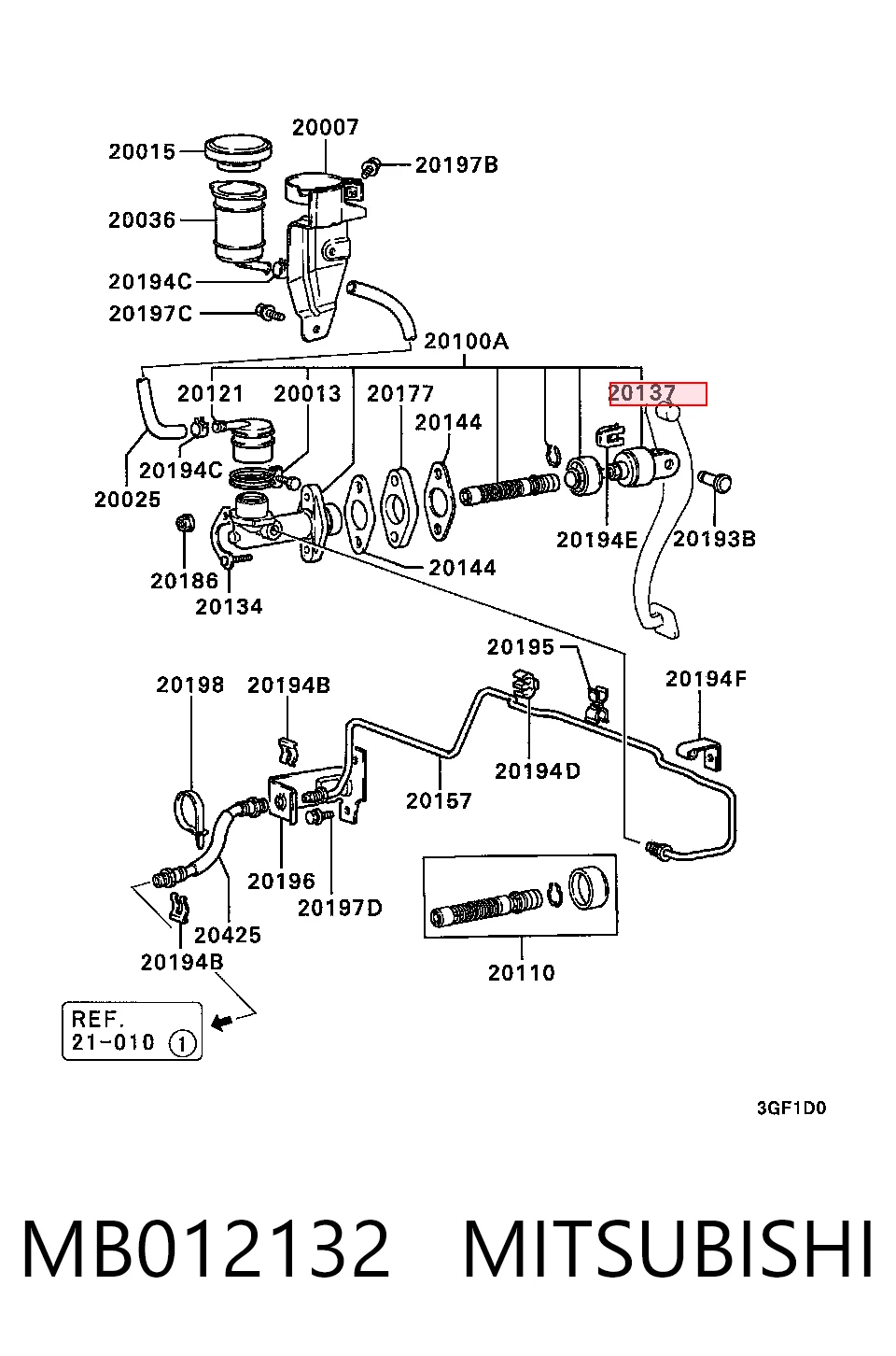 MB012132 Mitsubishi