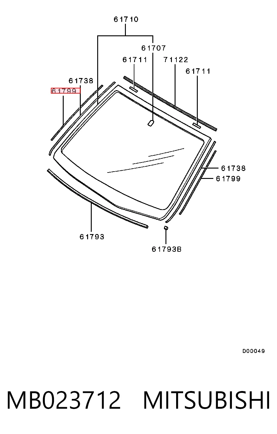 MB023712 Mitsubishi