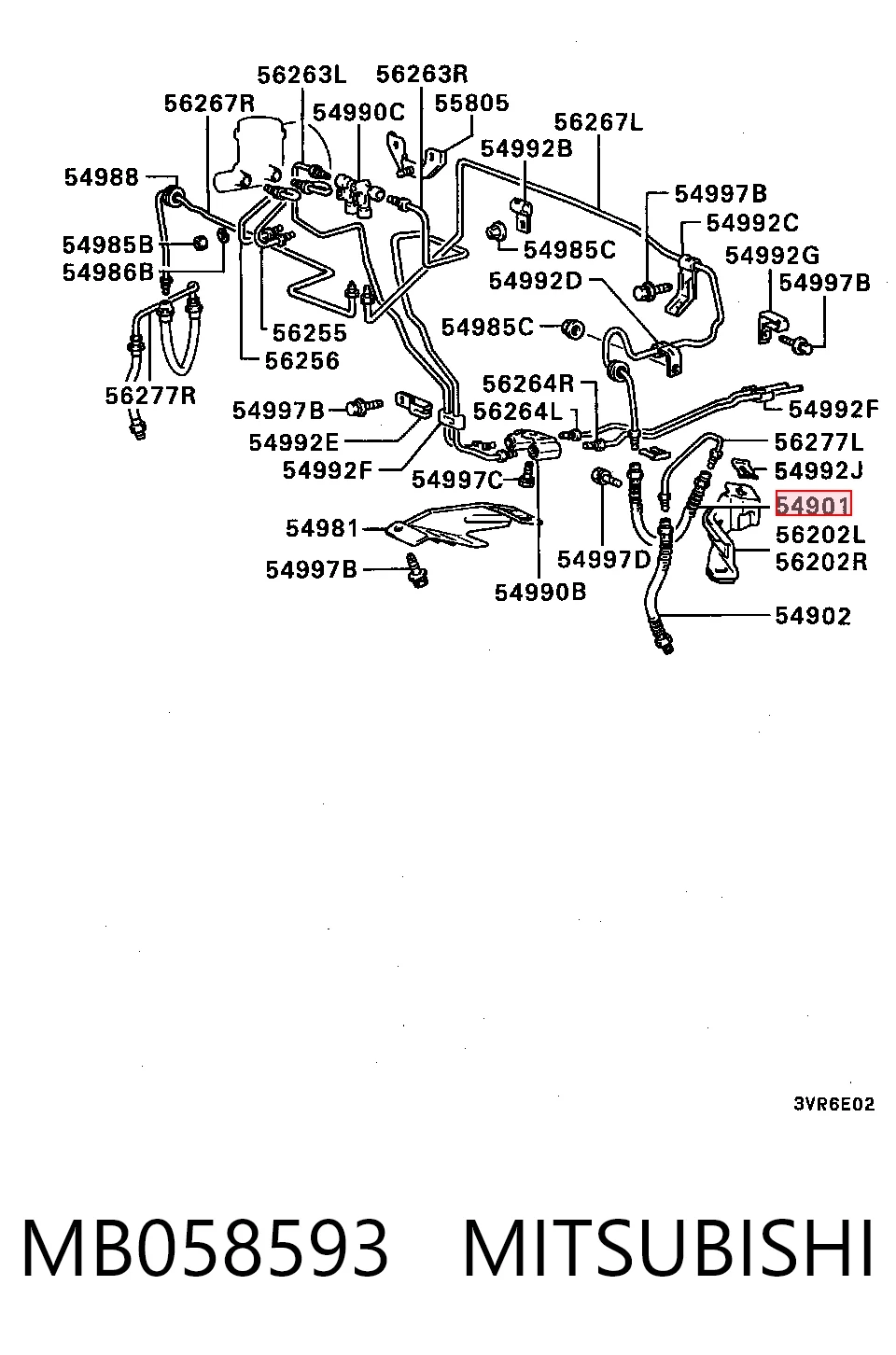 para Mitsubishi Lancer V (CBW,CDW)