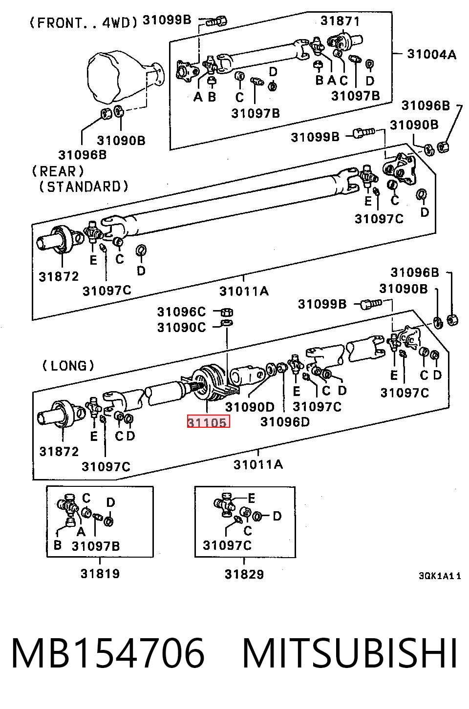 MB154706 Mitsubishi