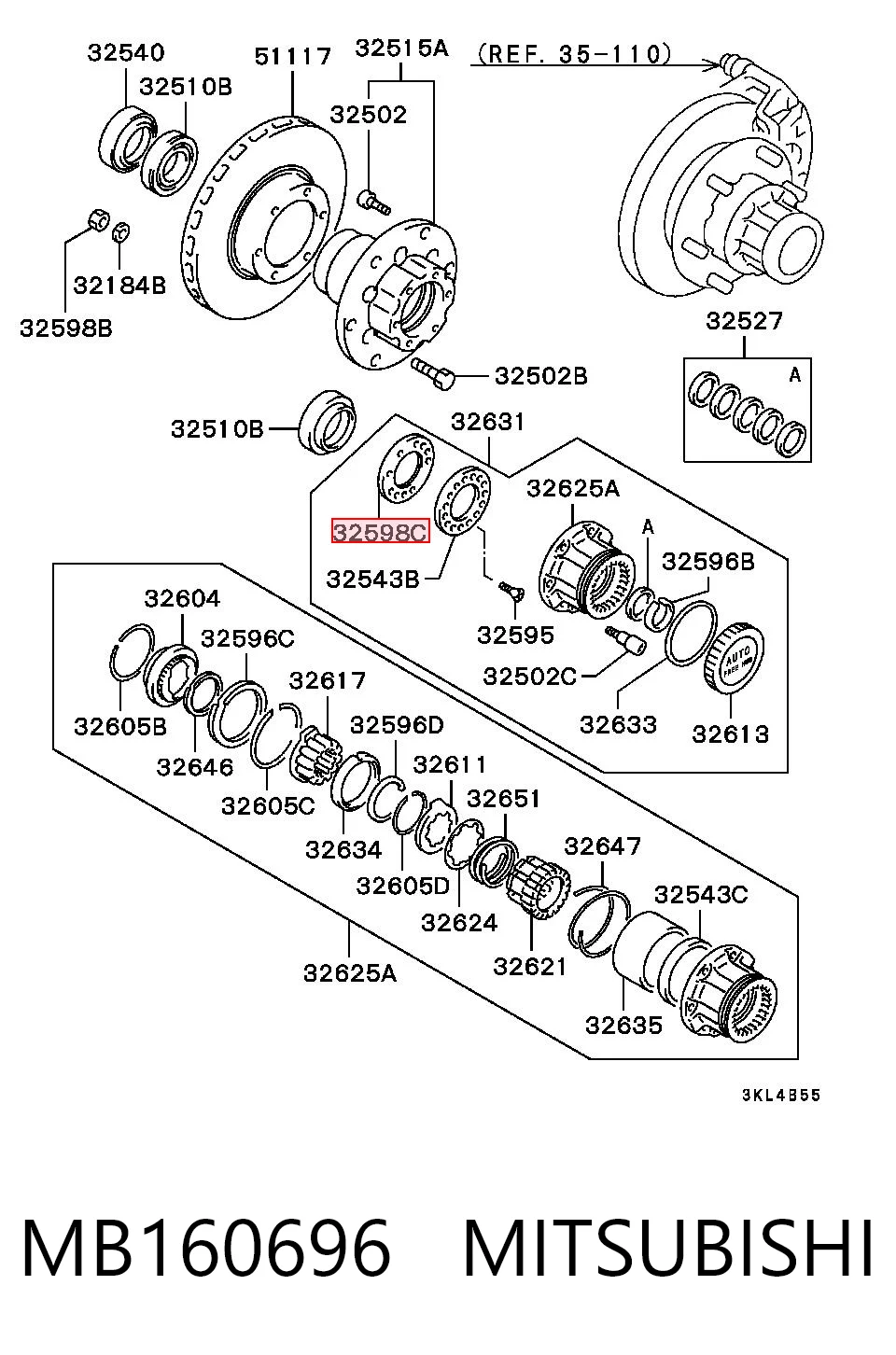 MB160696 Mitsubishi