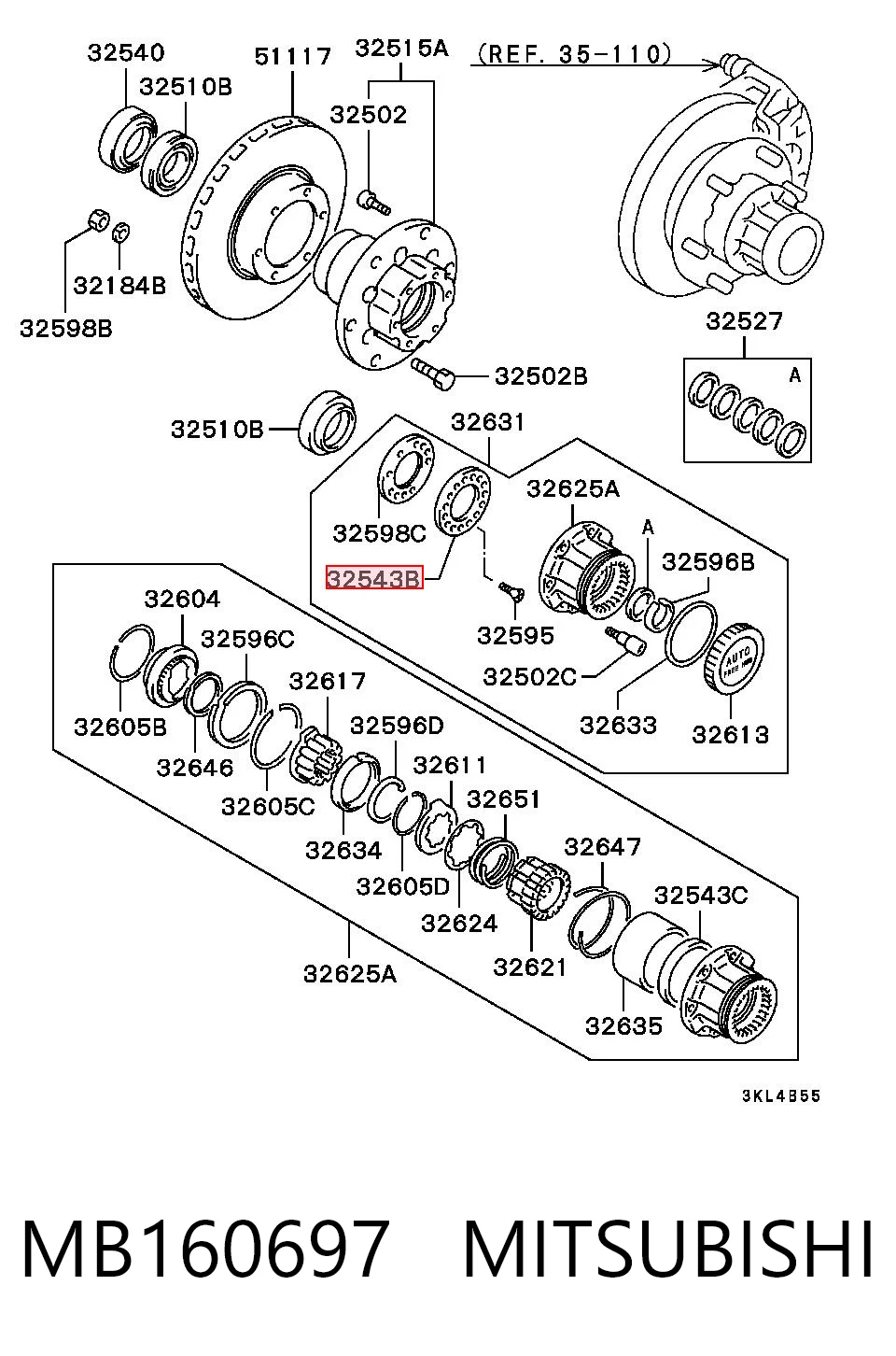 MB160697 Mitsubishi
