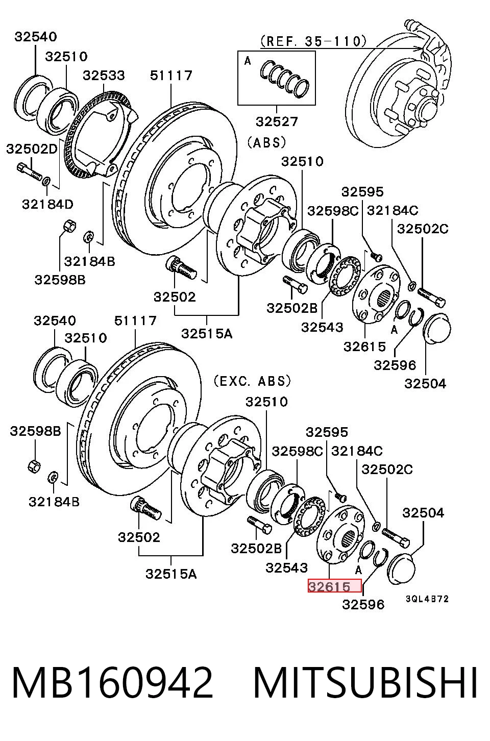 MB160942 Mitsubishi