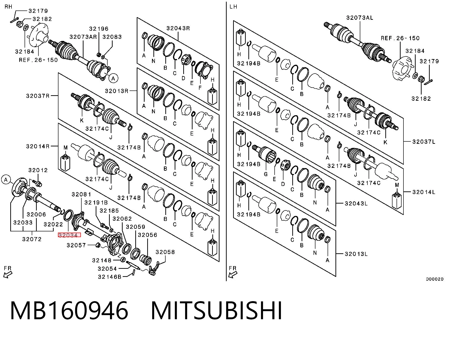 MB160946 Mitsubishi