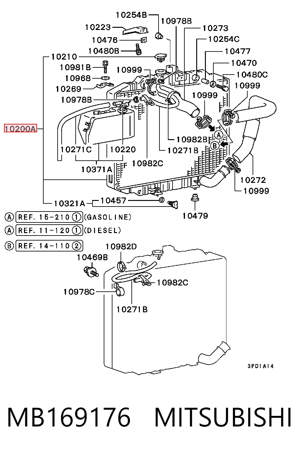 MB169176 Mitsubishi