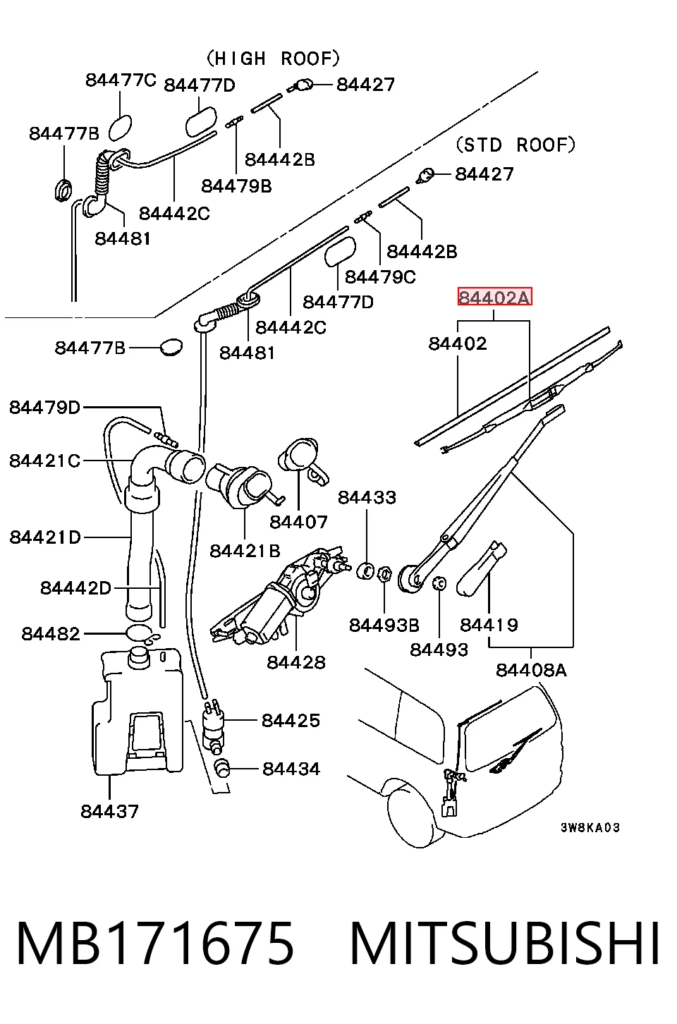  Limpa-pára-brisas de vidro traseiro Audi 80 B4 sedan (8C2) (1991 - 1994) B4