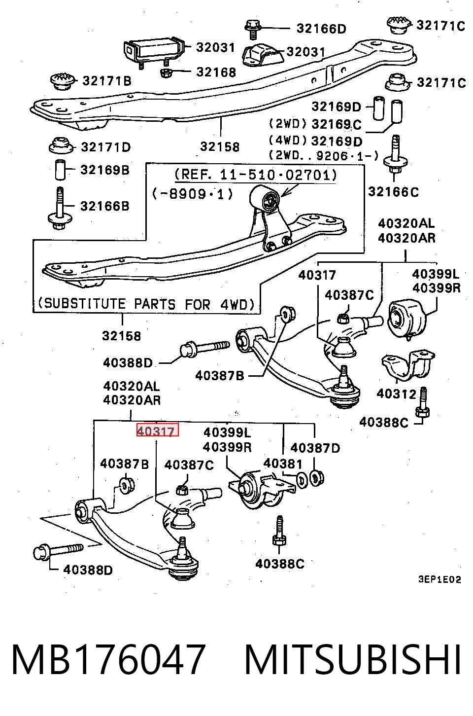 MB176047 Mitsubishi