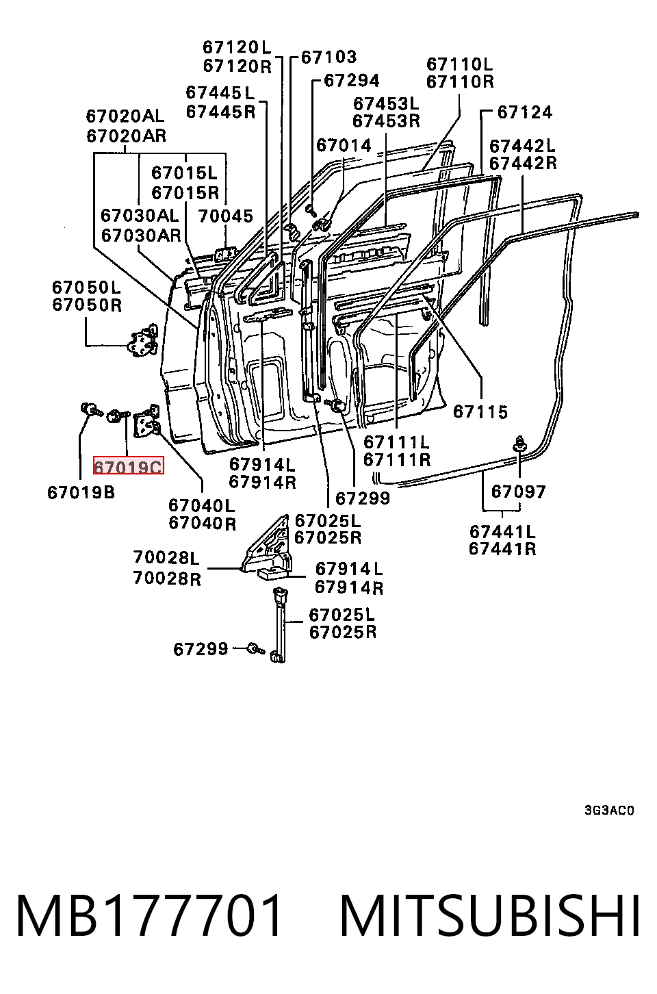MB177701 Mitsubishi