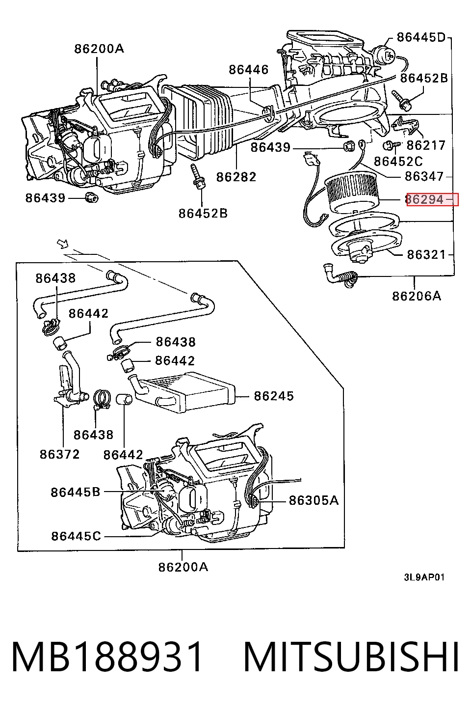 MB188931 Mitsubishi