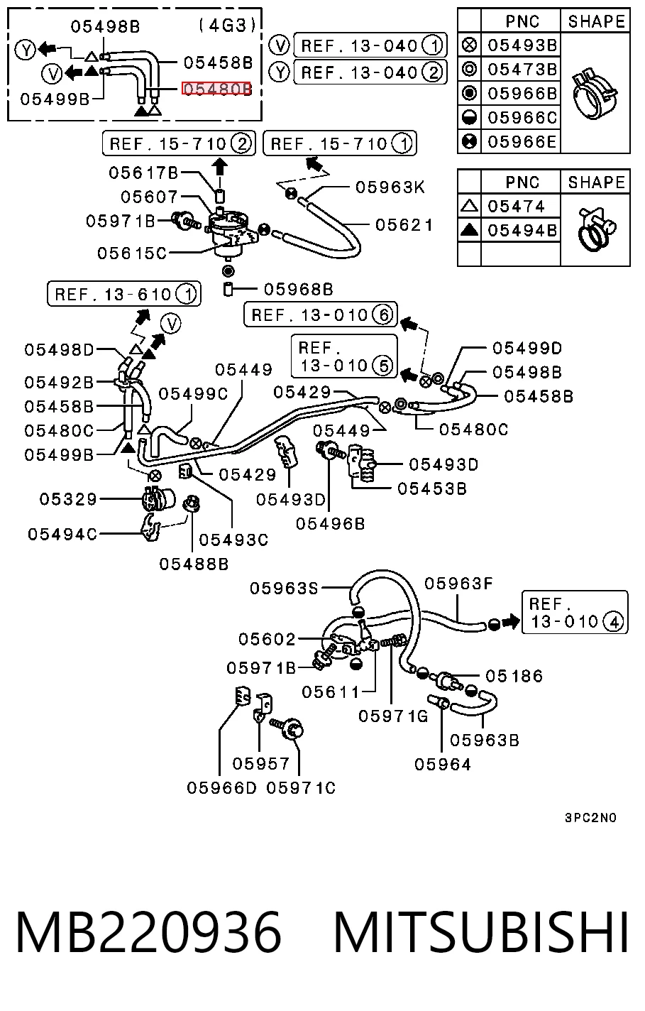 MB220936 Mitsubishi