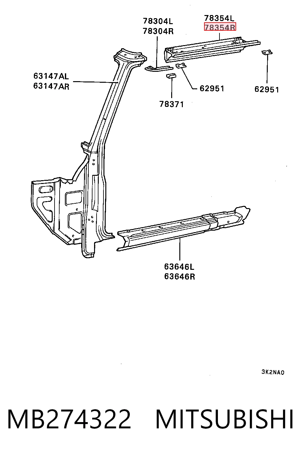 MB274322 Mitsubishi