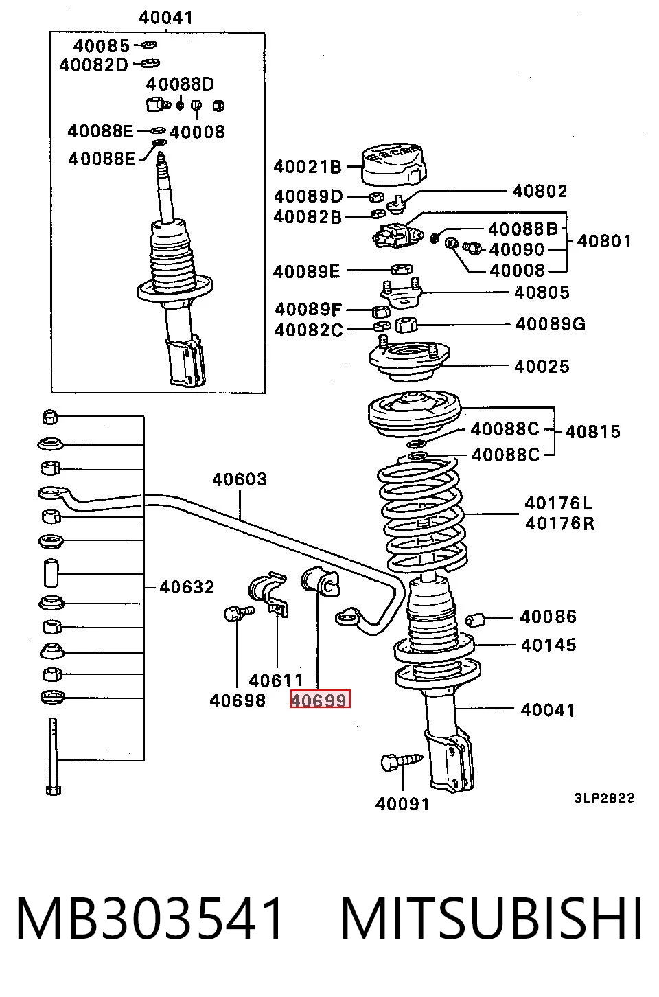 MB303541 Mitsubishi