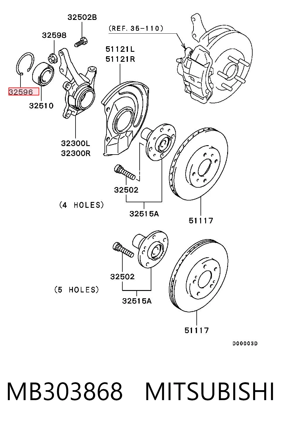 MB303868 Mitsubishi