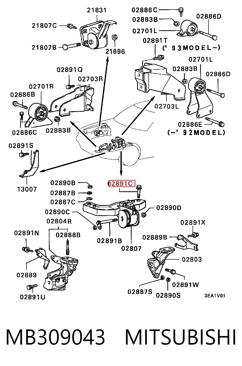 MB309043 Mitsubishi