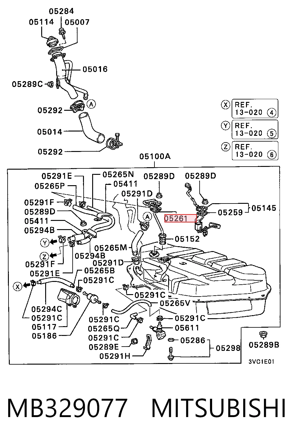 MB329077 Mitsubishi