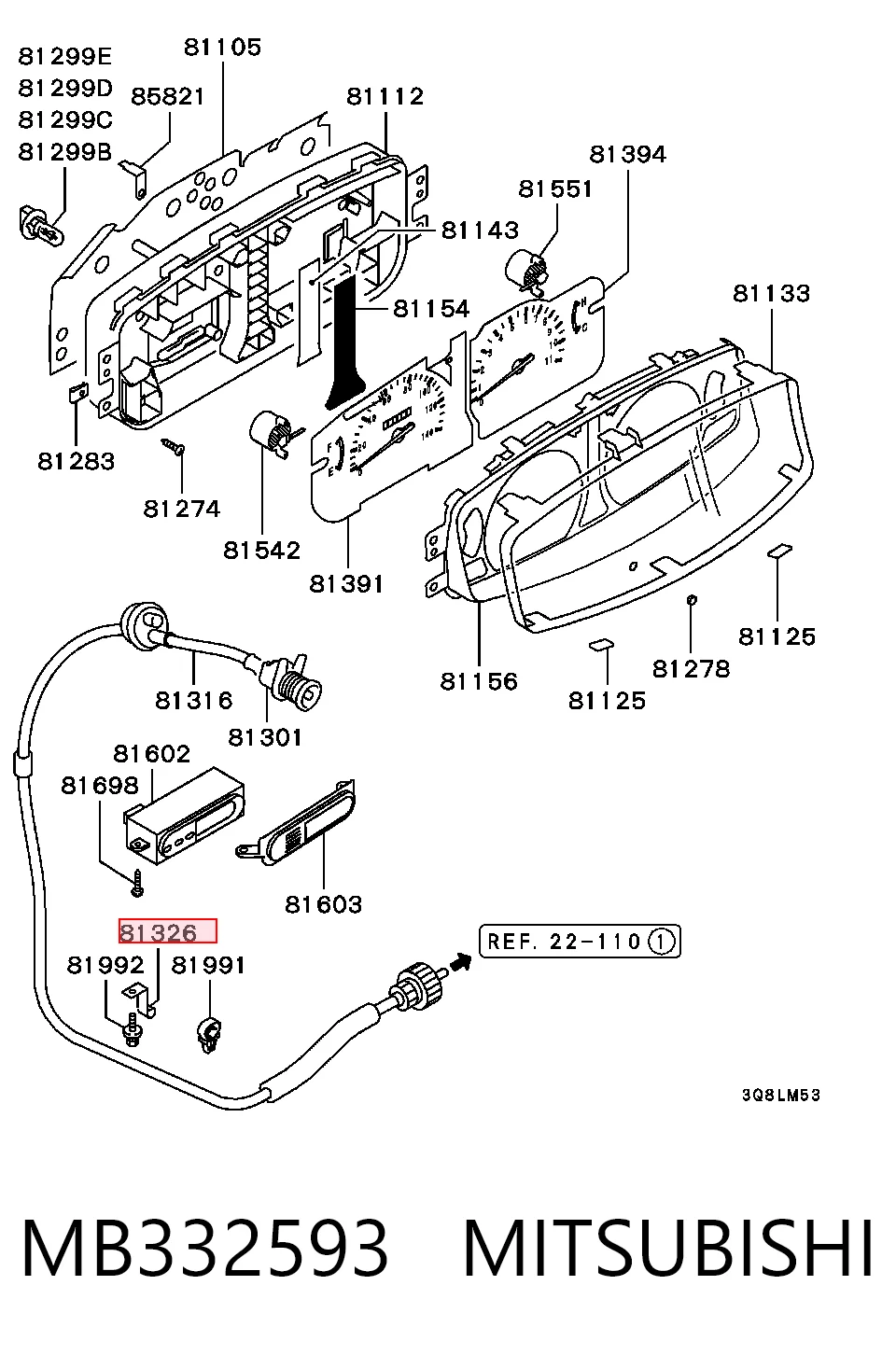MB332593 Mitsubishi