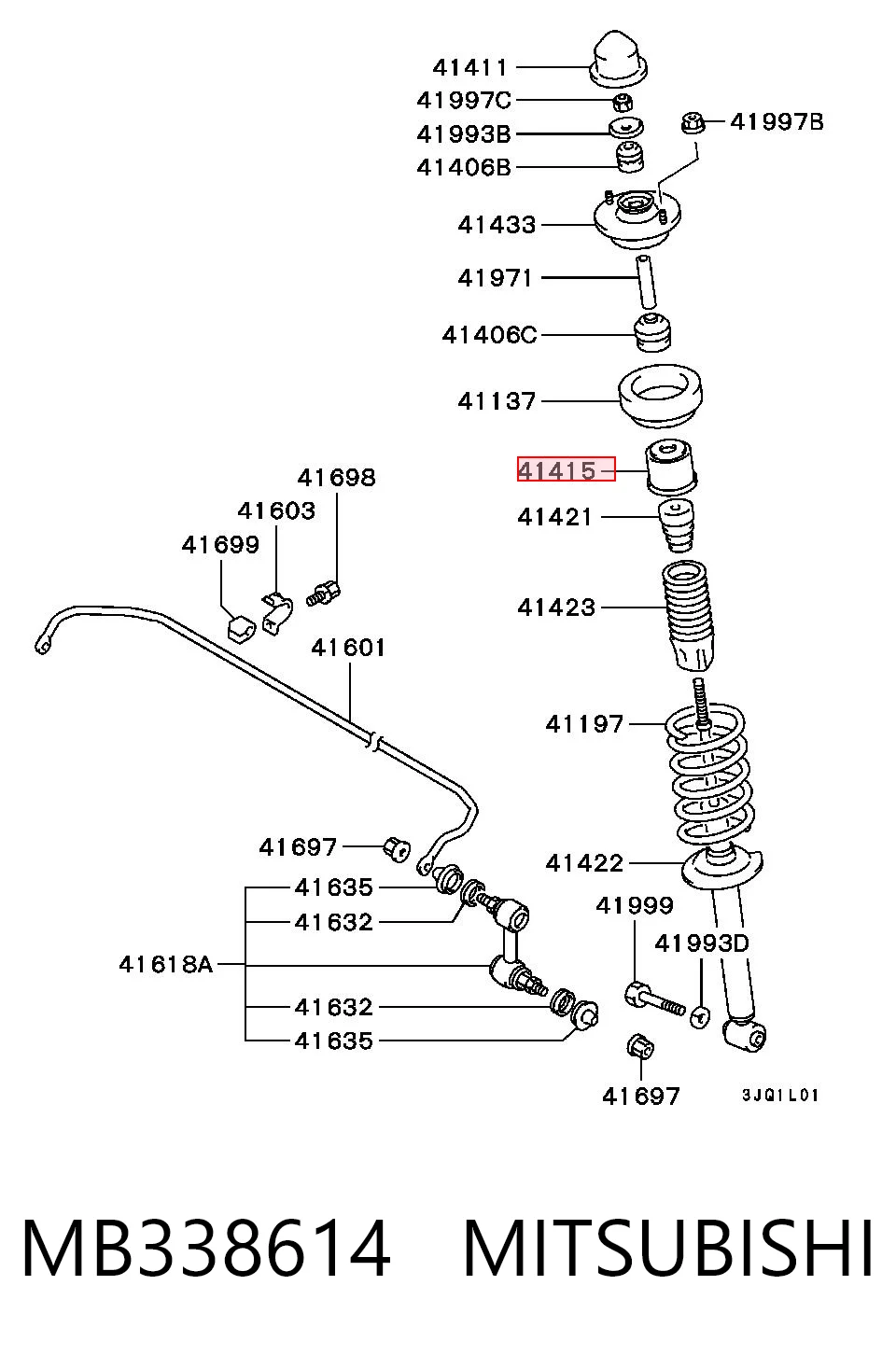 MB338614 Mitsubishi