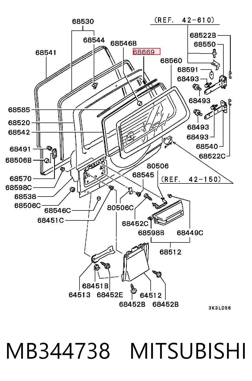 MB344738 Mitsubishi
