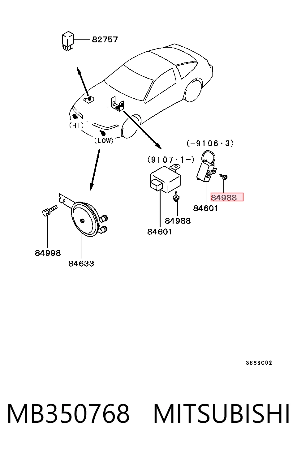 MB350768 Mitsubishi