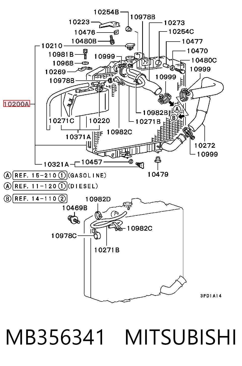 Compre Radiador de esfriamento de motor Hyundai H100 