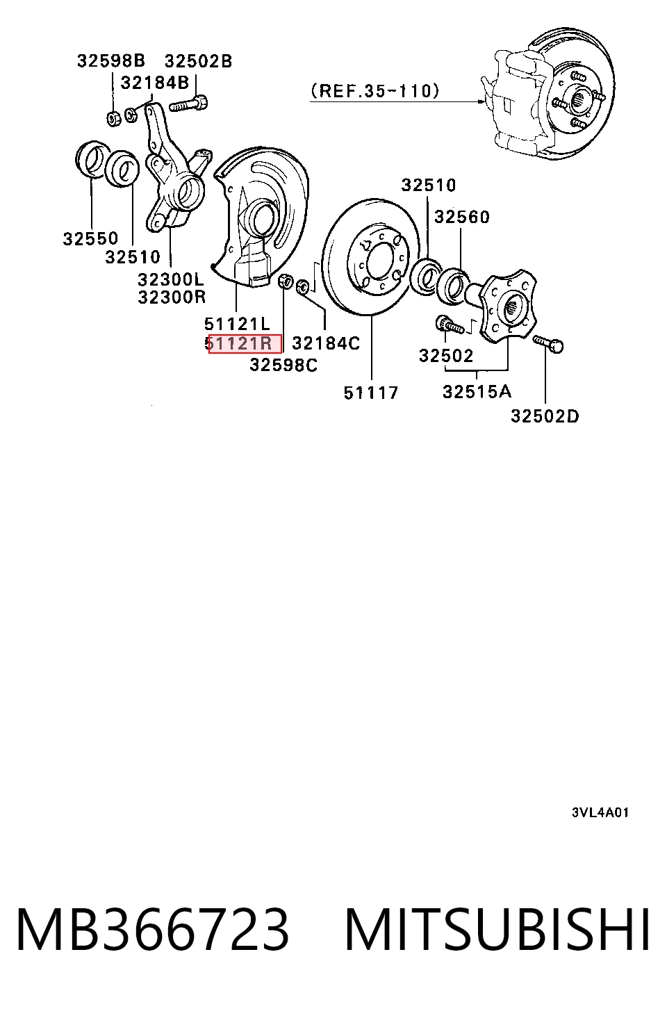 MB366723 Mitsubishi