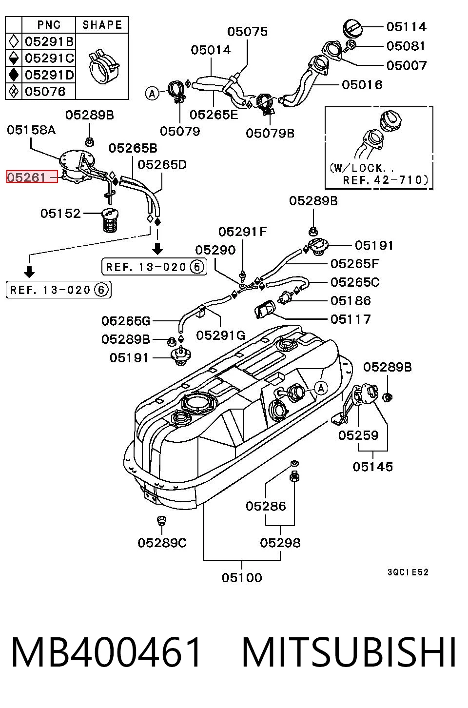 MB400461 Mitsubishi