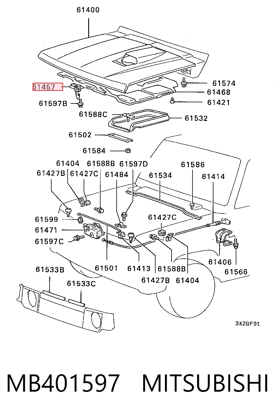 MB401597 Mitsubishi