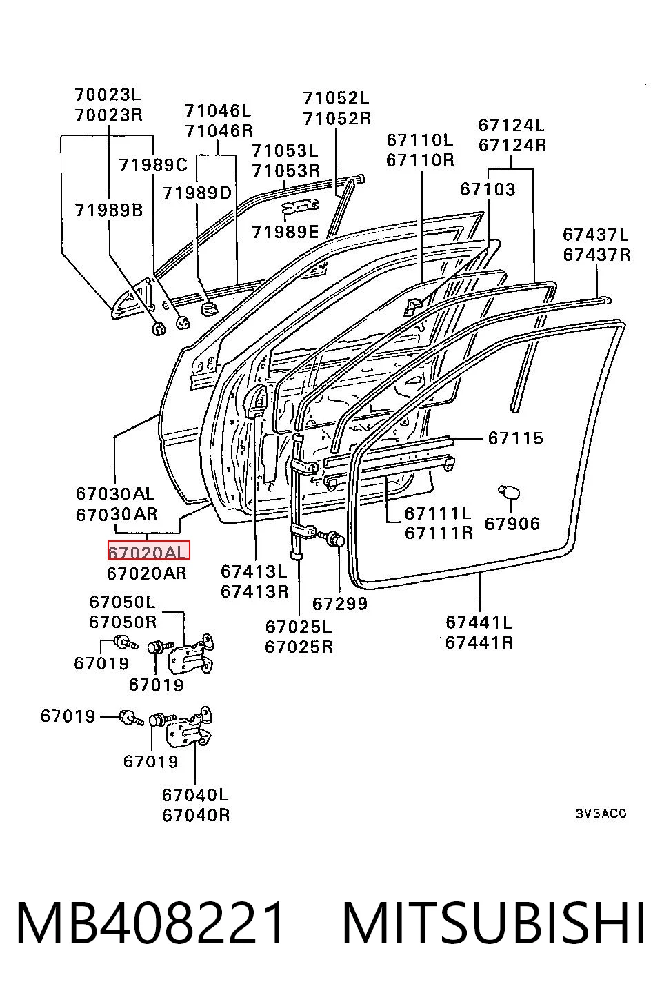 Porta dianteira esquerda Mitsubishi Lancer III C1A,C6A ao melhor preço