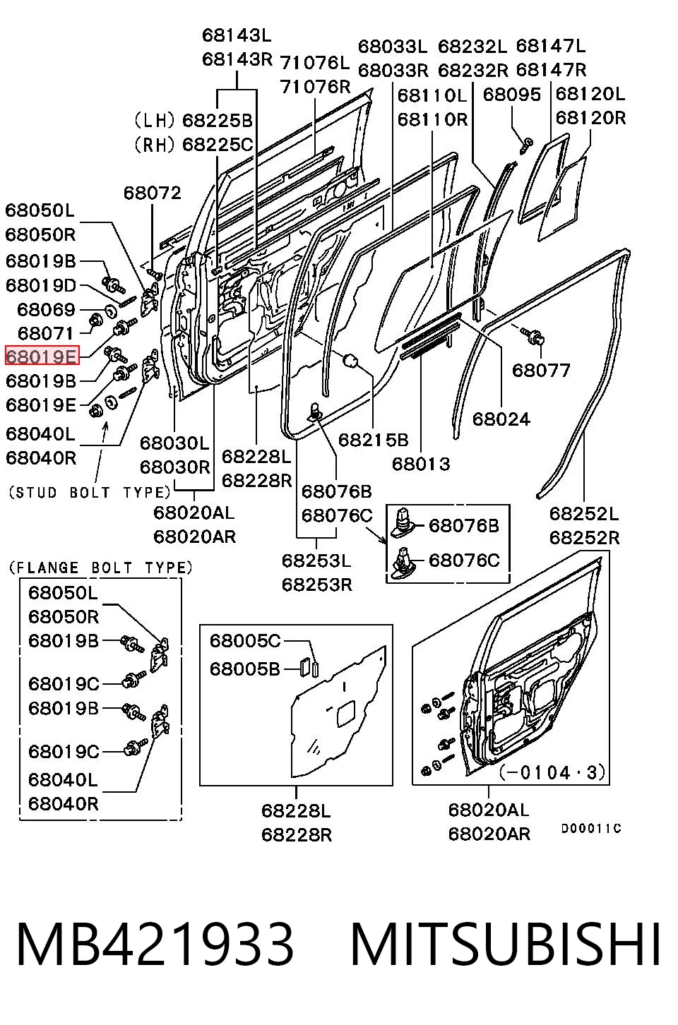 MB421933 Mitsubishi 
