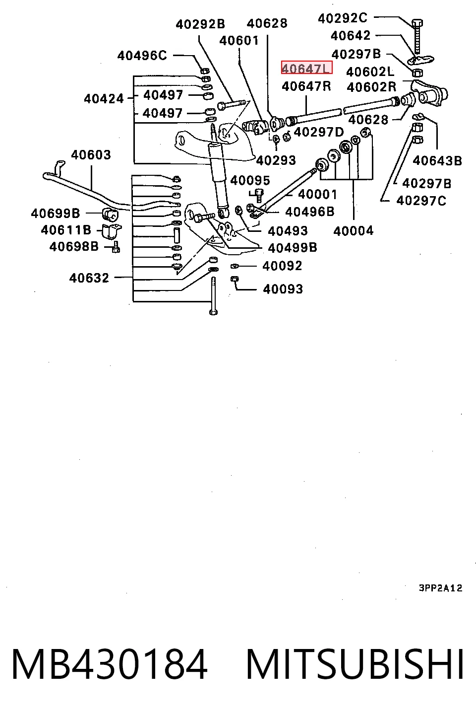 MB430184 Mitsubishi