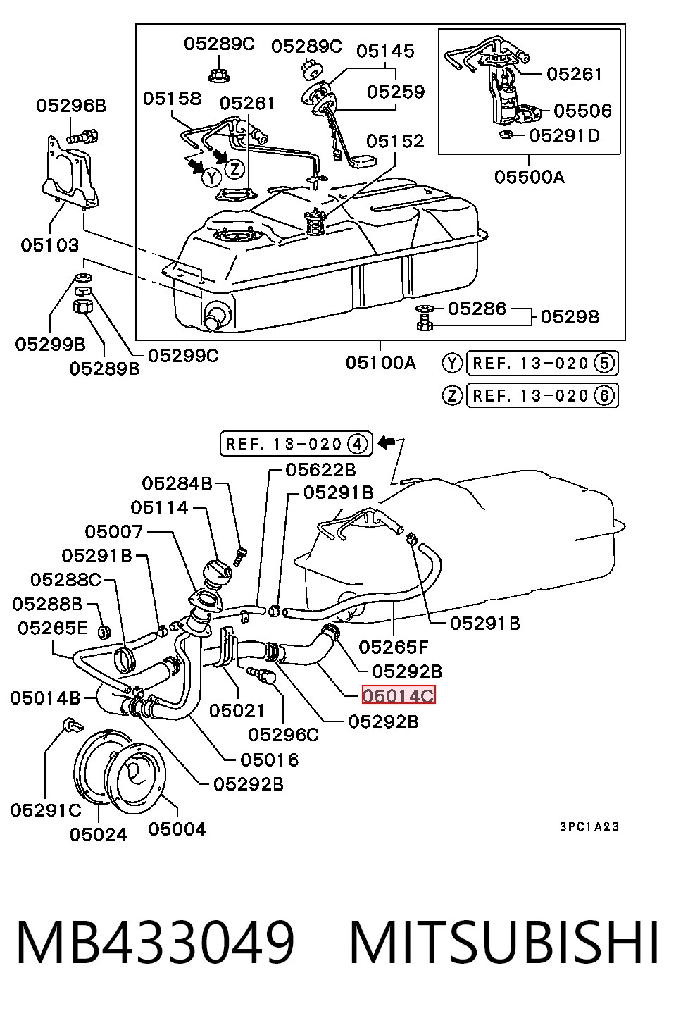 MB433049 Mitsubishi