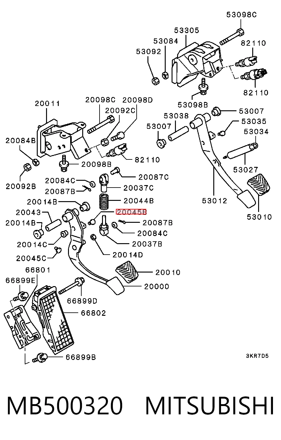 MB500320 Mitsubishi