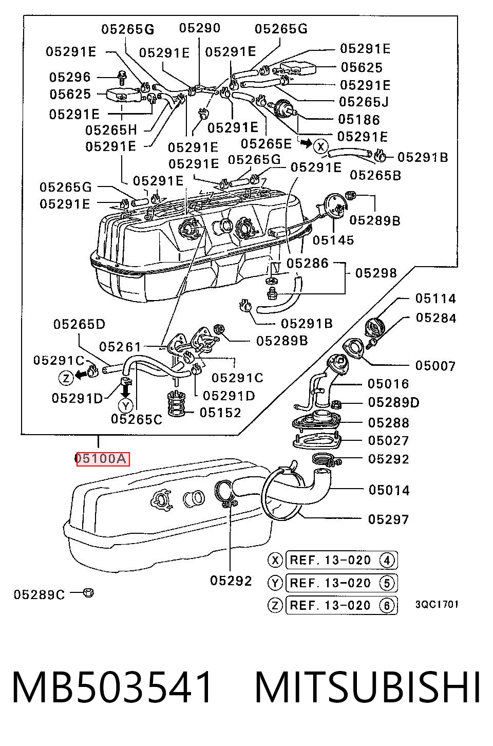 MB503541 Mitsubishi