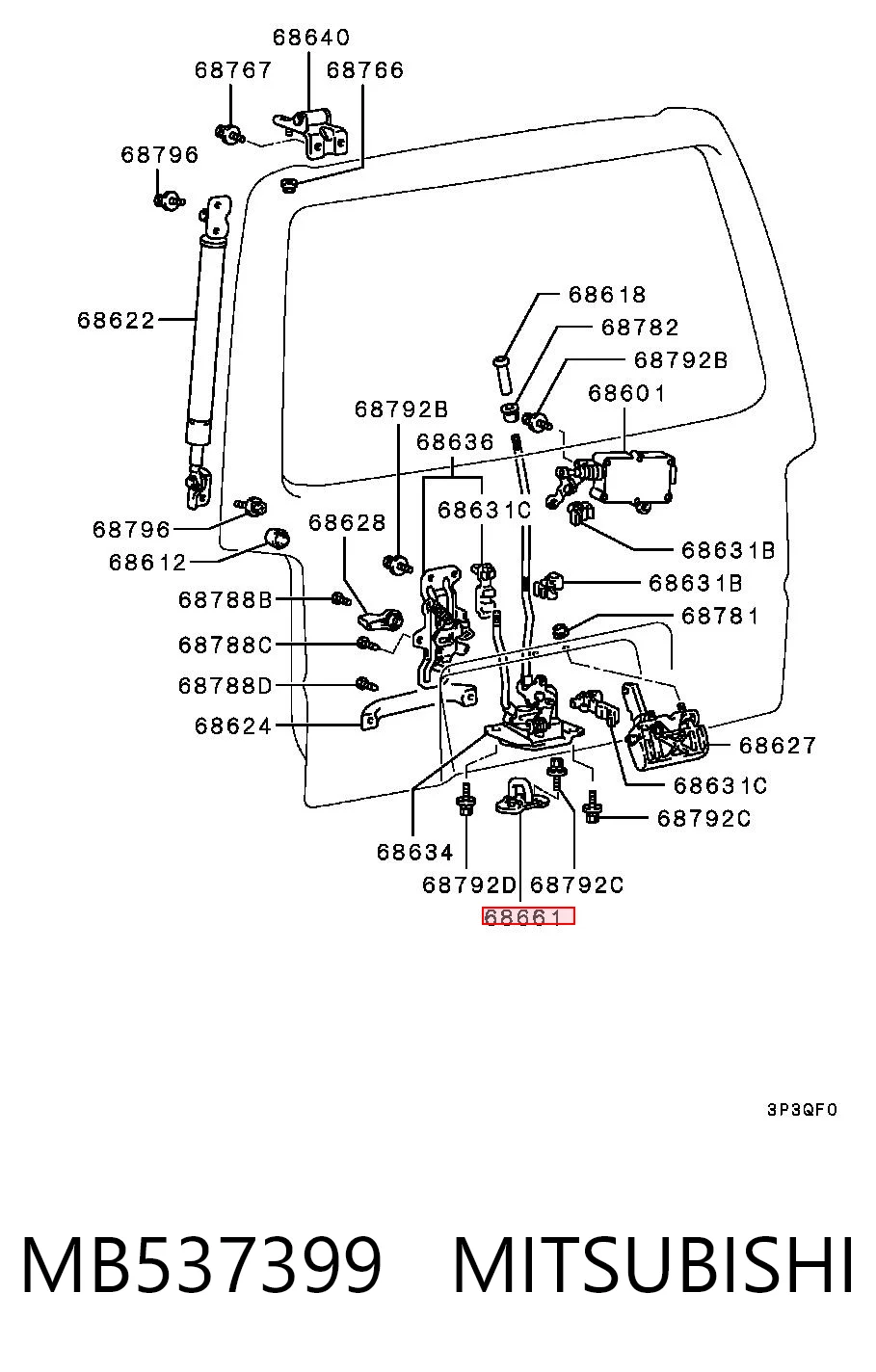MB537399 Mitsubishi