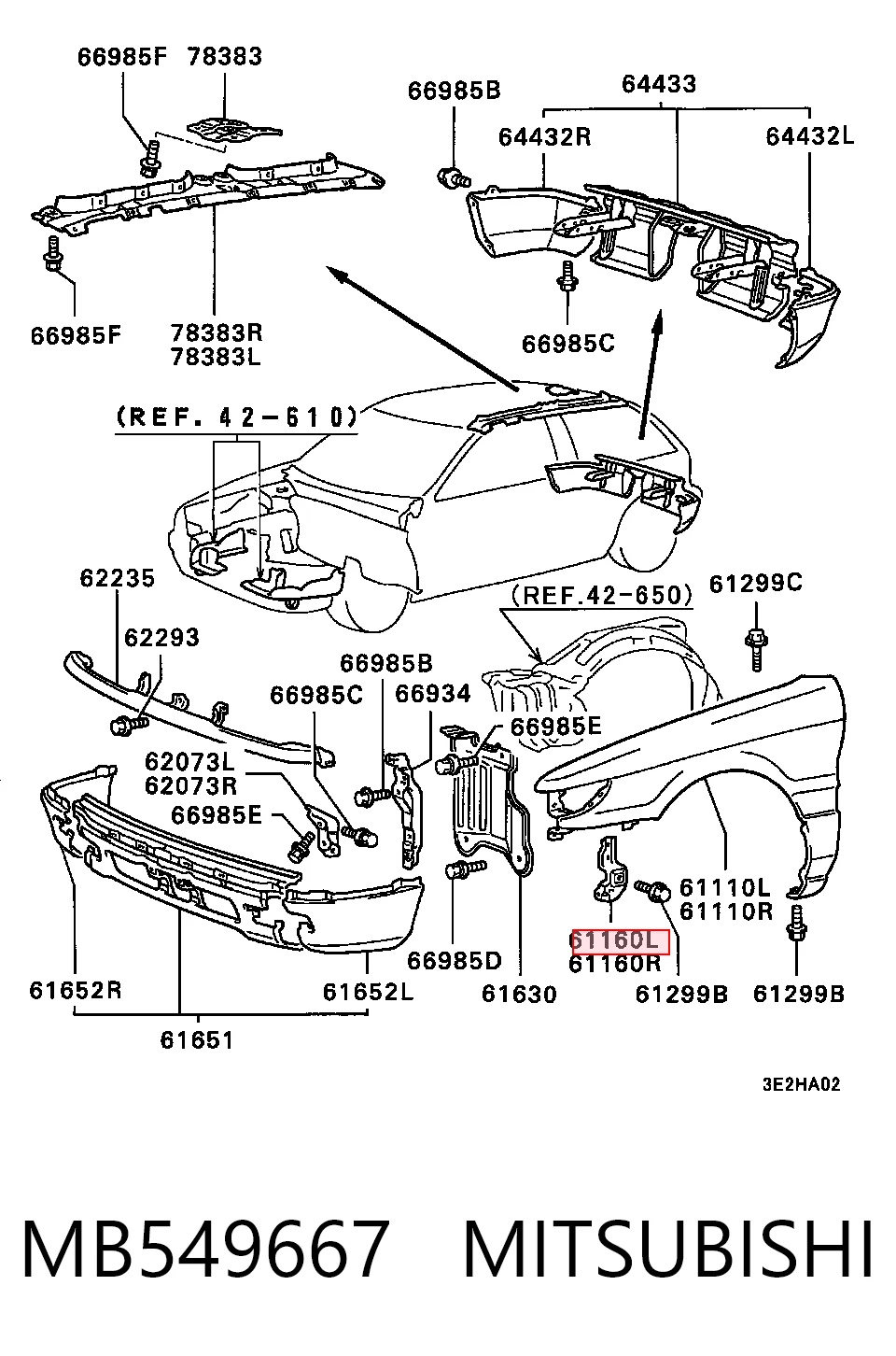 MB549667 Mitsubishi