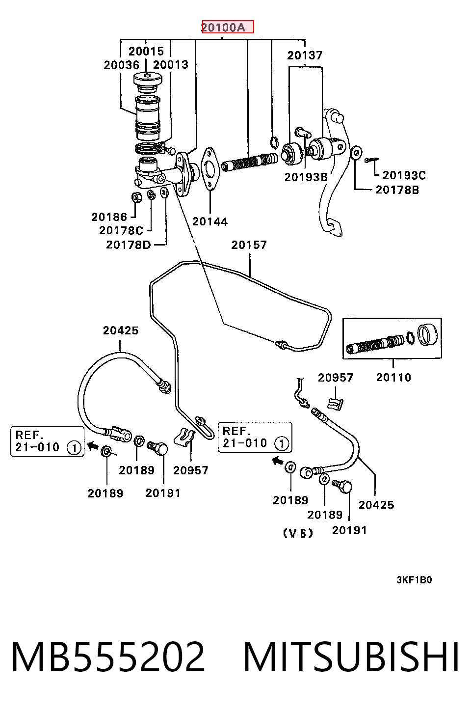  para Mitsubishi Pajero I (L04G)