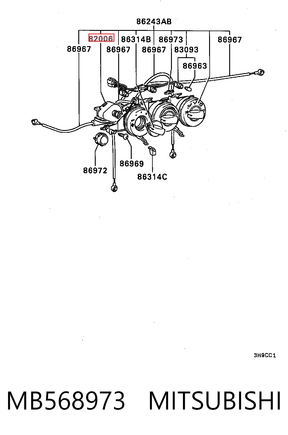 MB568973 Mitsubishi
