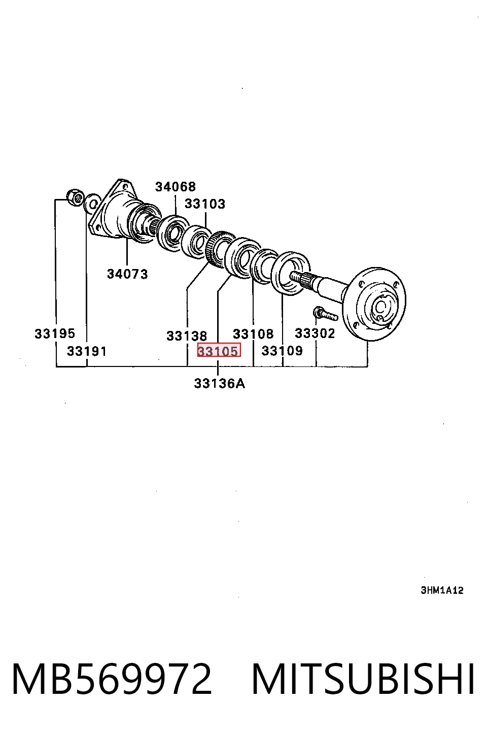 MB569972 Mitsubishi