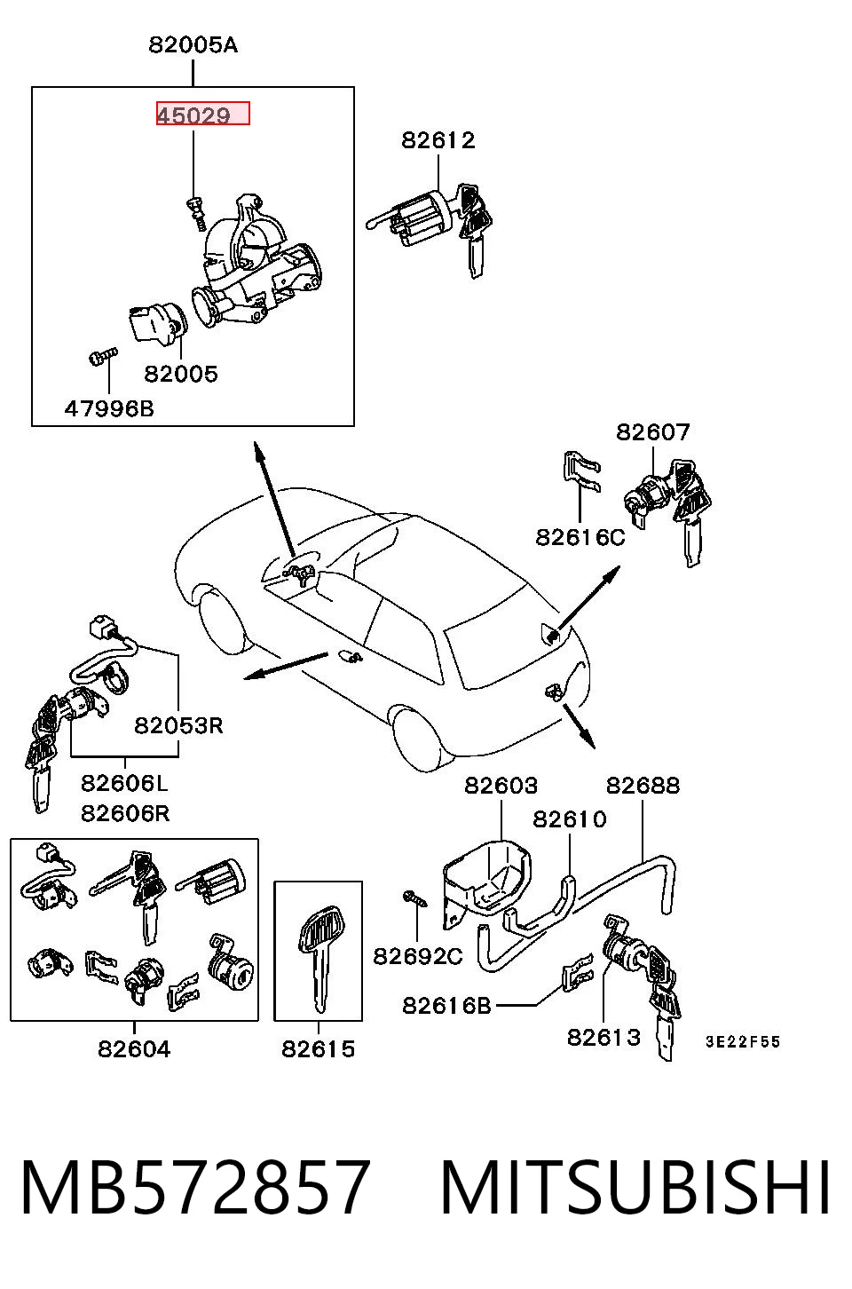 MB572857 Mitsubishi