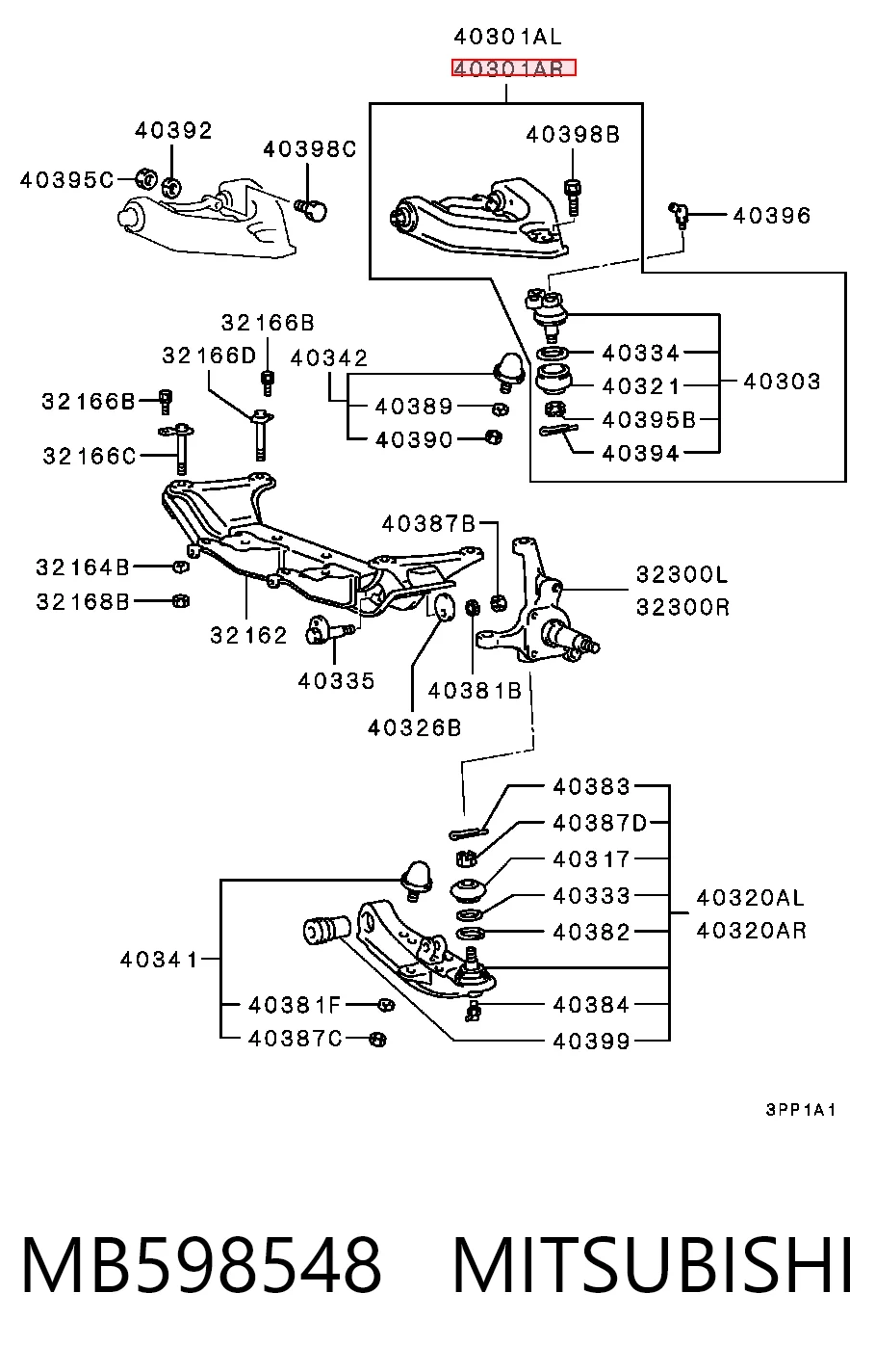 MB598548 Mitsubishi
