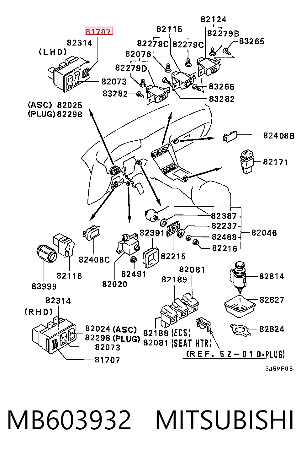 MB603932 Mitsubishi