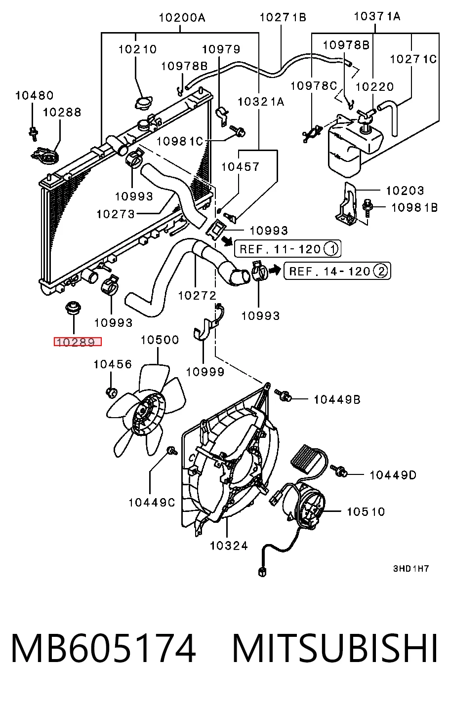 MB605174 Mitsubishi