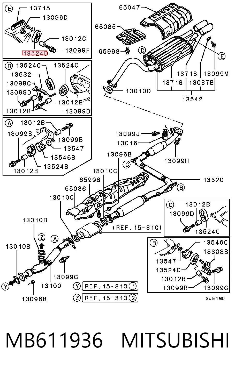 MB611936 Mitsubishi