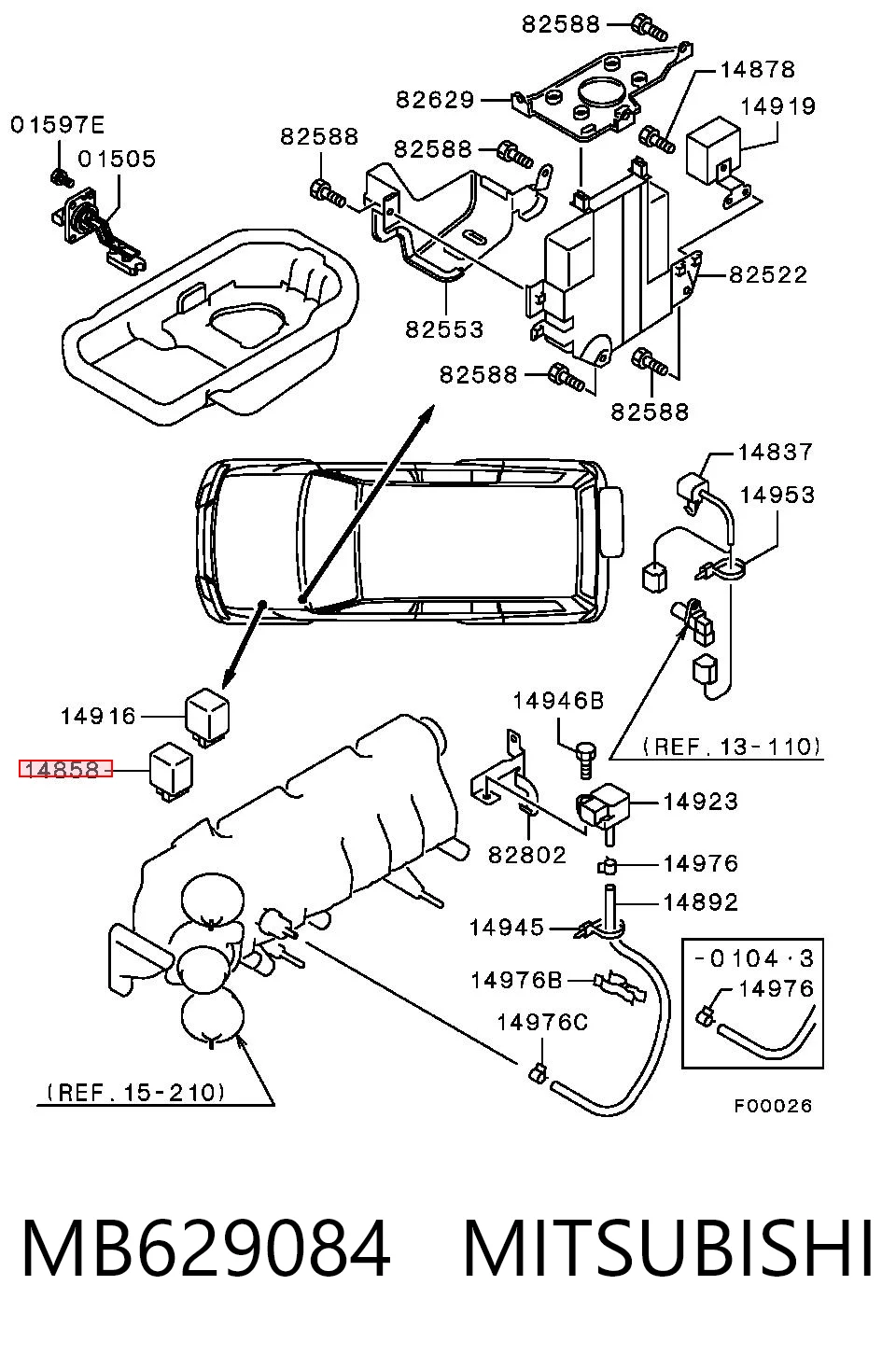MB629084 Mitsubishi