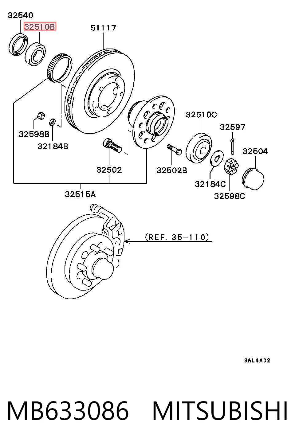 MB633086 Mitsubishi