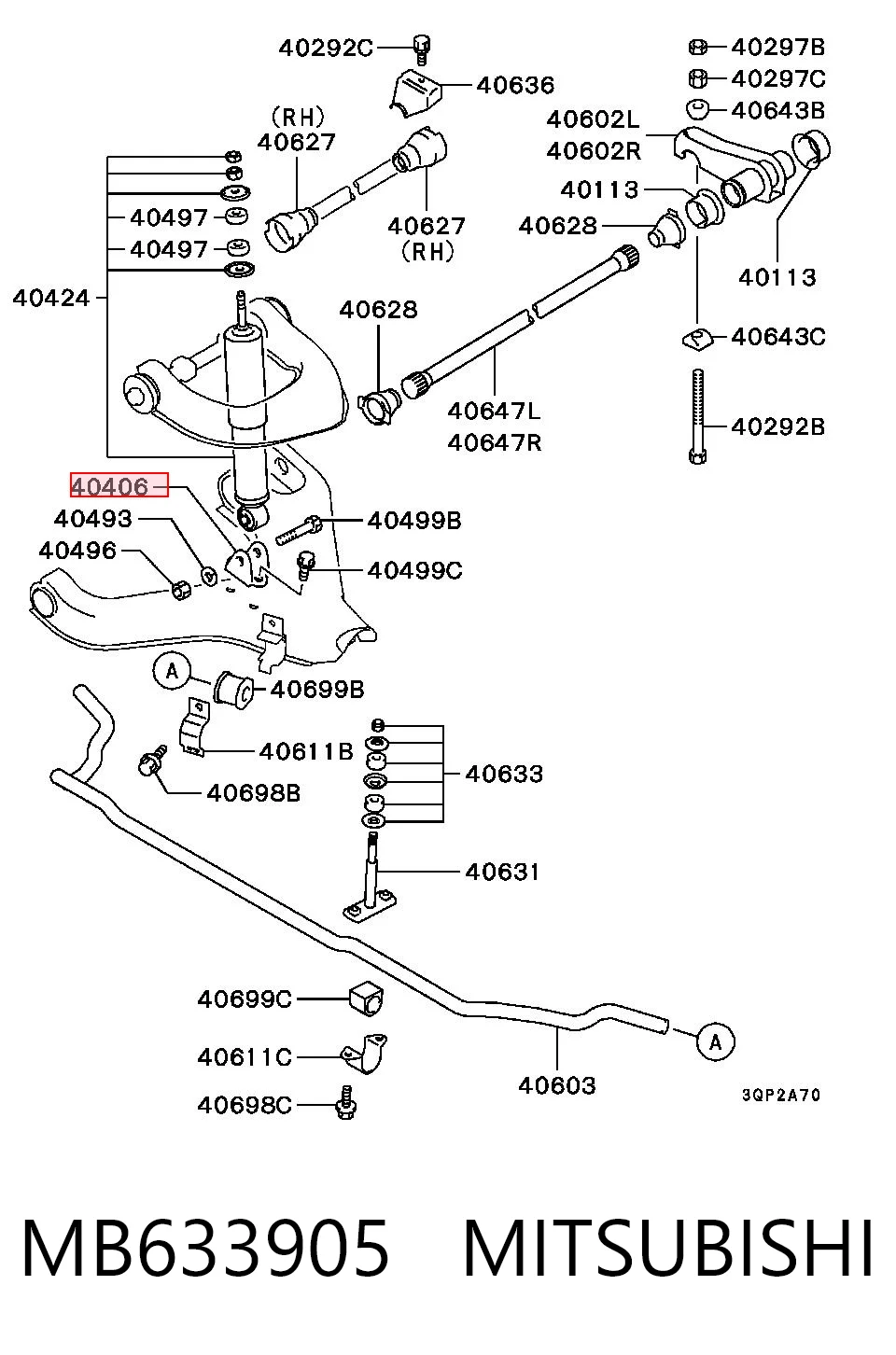 MB633905 Mitsubishi