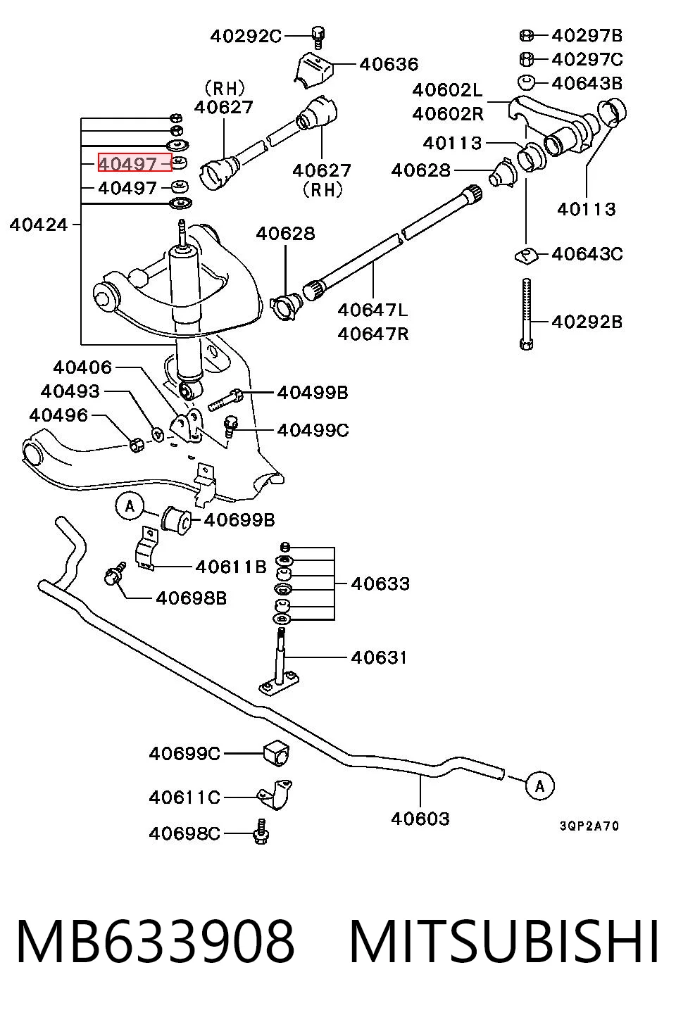 MB633908 Mitsubishi