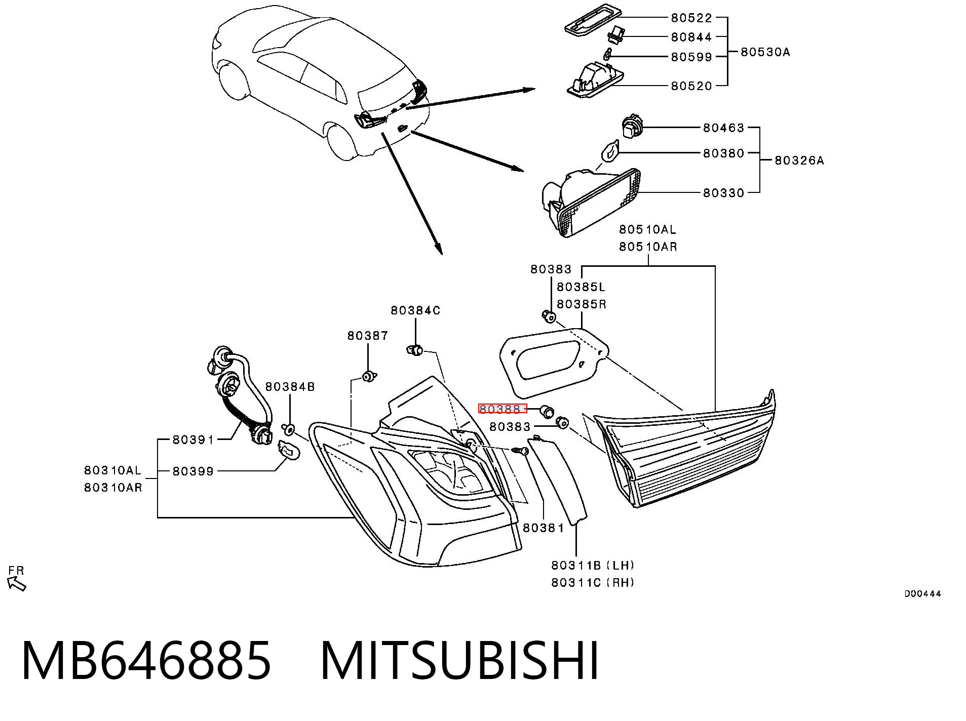 MB646885 Mitsubishi