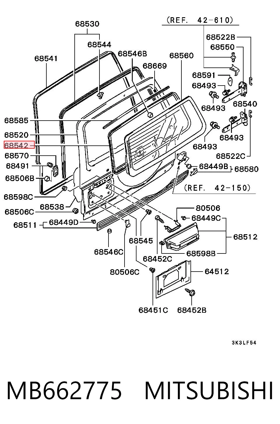 MB662775 Mitsubishi