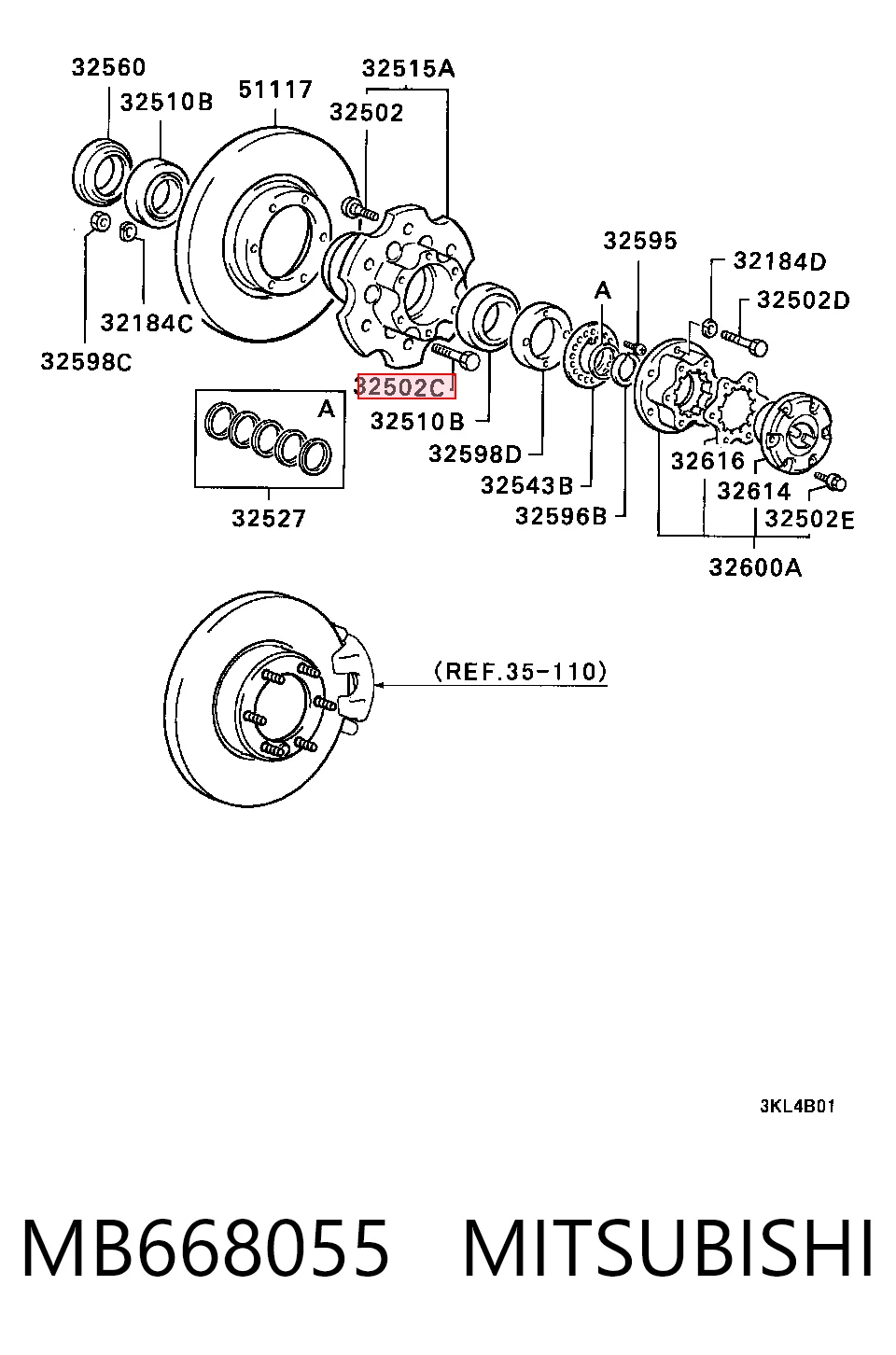 MB668055 Mitsubishi